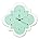 Mint Quatrefoil