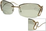 Roberto Cavalli - ROBERTO CAVALLI FEBE 122S Sunglasses Sun Glasses LIGHTGRAY Lens GOLDMETALFRAME Frame
