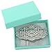 EVER FAITH® Bridal Art Deco Hair Comb Clear Austrian Crystal