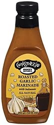 Consorzio Marinade, Roasted Garlic & Balsamic, 10-Ounce Bottles (Pack of 6)