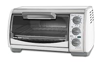 Black & Decker TRO490W Toast-R-Oven Classic 4-Slice Countertop Oven, White