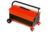 Red Adjustable Steel Mobile Tool Box