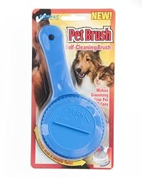 Compac Self Cleaning Pet Brush Twist To Raise and Lower Bristles