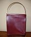 STUNNING, GENUINE CARTIER® 'TRINITY' HANDBAG in BURGUNDY. Hand Made in France (MEDIUM)