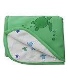 Sage Creek Organics Sea Turtle Baby Blanket