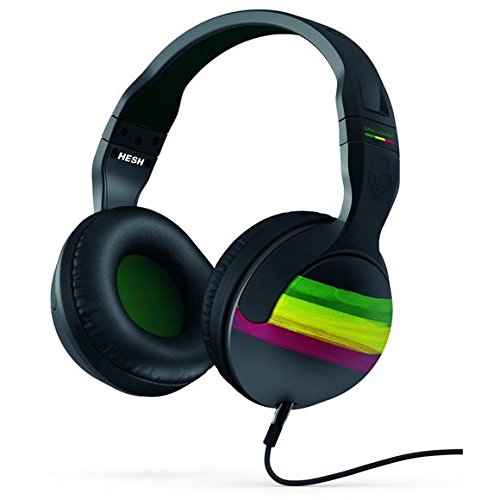 Skullcandy Hesh 2.0 Headphones with Mic Rasta/Green/Black, One Size