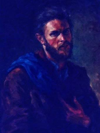 Custom Order #4H-4LT, Oil on Canvas, Custom Painting of The Person You Love, For 1 Person of Customer's Choice, Style: Photo-Realism, with Signature Text 