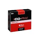 Intenso CD-RW Rohlinge 700 MB, RW 12x Speed kratzfest Cover-Card 10er Pack Slim Case