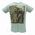 Mens Brave Soul Printed T-Shirts in Mint (BSCURE)