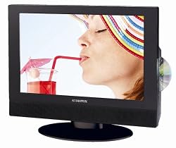 Audiovox FPE1507DV 15-Inch HD Flat Panel TV with Built-in DVD Player