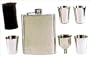 7 Oz Stainless Steel HIP Flask Set