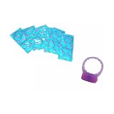 Durex Enhanced Pleasure Premium Latex Condoms Lubricated 108 condoms Plus TROJAN VIBRATING RING