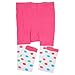 juDanzy toddler & girls footless tights (4-6 Years, Retro Polka)