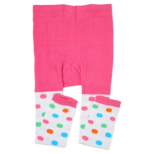 juDanzy toddler & girls footless tights (4-6 Years, Retro Polka)