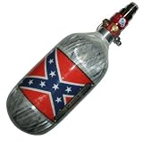 Crossfire Rebel Flag Fixed High Pressure - 5 Year N2 Tank - 45ci 4500psi