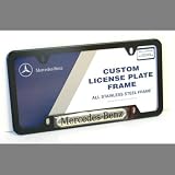 Mercedes-Benz Black Stainless Steel License Frame