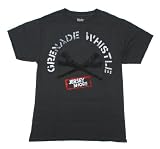 Jersey Short MTV Grenade Whistle Mens Shirt (Small, Charcoal) Jersey Short MTV Grenade Whistle Mens Shirt (Small, Charcoal)