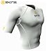 SportSkins Short Sleeve V Neck T-Shirt (White Small)