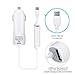 Car Charger, Noot® Ultra Fast USB Coiled Retractable Car Charger with Smart-IQ Technology for Apple iPhone | Samsung Galaxy | Google Nexus | Motorola | Nokia | HTC | Amazon Fire and many more (2.1 Amp Car Charger) (Apple Lightning Charging Cable not included)