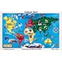 WORLD MAP JUMBO-SIZED WOOD PUZZLE