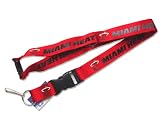 Miami Heat Clip Lanyard Keychain Id Holder Ticket Nba