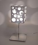 �e�[�u���X�^���h�����v birdcage �o�[�h�P�[�W �z���C�g DOT-106W