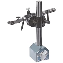 Brown & Sharpe 599-7742-7 Heavy Duty Dog-House Permanent Magnetic Base Holder with Upright and Holding Rod, 2-7/16" Height, 2-7/16" Width, 2-3/4" Length
