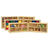 Jonti-Craft 0326JC18 Toddler 18" Deep Fold-n-Lock Storage Unit, Natural Maple