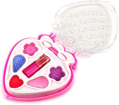 Set of 12 Berry Beauty Strawberry Case Pretend Play Toy Make Up Case Kit, Washable, Safety Tested, Formulated for Children