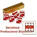 19mm A Grade Serialized Set of Casino Dice-Red - Casino Supplies > Craps Supplies