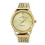AK Anne Klein Womens 109408CHGB Diamond Accent