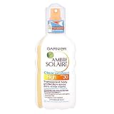 Garnier Ambre Solaire Suntan Clear Protect Transparent Body Protection Spray High SPF 30 200ml - Zero White Marks