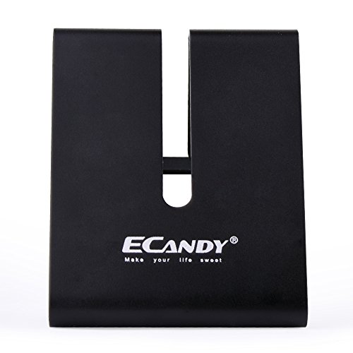 Ecandy Solid Aluminum Desktop Portable Stand for iPhone 6 6+ 3G 4 4S 5 5C 5S Ipad 2,Ipad 3 Ipad 4,Ipad Mini ,iPod touch Samsung Galaxy S3 i9300 S4 9500 S5 HTC Blackberry and Most 7