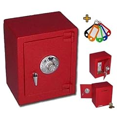 HMF 3063 Minitresor mit Zahlenkombinationsschloss, rot