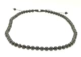 Neptune Giftware Shamballa Bead Necklace With Black Onyx Effect Faceted Beads - 9mm Beads - 1125
