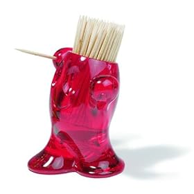 Koziol Design PicNix Party Animal Toothpick Holder, Red by Koziol