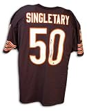 Autographed Mike Singletary Chicago Bears Blue Throwback Jersey Hof With98 Inscription