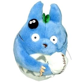 My Neighborhood Totoro Plush - 10 Inch Blue Totoro Doll