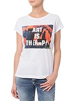 Cross Jeans Camiseta Manga Corta (Blanco)