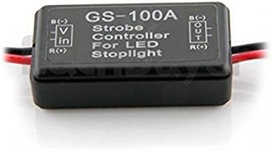 1X Flash Strobe Controller Flasher Module for LED Brake Tail Stop Light 12-16V