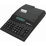 Monroe 8145 Black Heavy Duty Desktop Print-Display Calculator