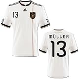 Adidas DFB Heim Trikot 2010 wei� - Thomas M�ller - 