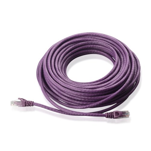Cable Matters Cat6 Snagless Ethernet Patch Cable in Purple 35 Feet