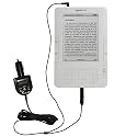 2 in 1 FM Transmitter and Car Charger for the Amazon Kindle 2 / DX - Gomadic Brand w/ TipExchange Technology