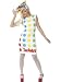 Ladies Twister Multi Colour Fancy Dress Costume Size M