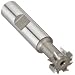 Niagara Cutter TS109 T-Slot Shank Type Cutter, High Speed Steel, Uncoated (Bright), Weldon Shank, 10 Helix Angle, 21/32" Cutter Diameter, 8 Tooth, 17/64" Width