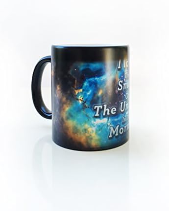 Universe Color Changing Sublimation Mugs for Tea Hot Chocolate Coffee (Black)