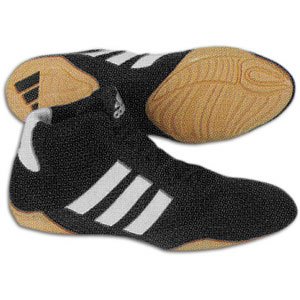 adidas Big Kids Mat Hog  sz. 04.5, Black/White 