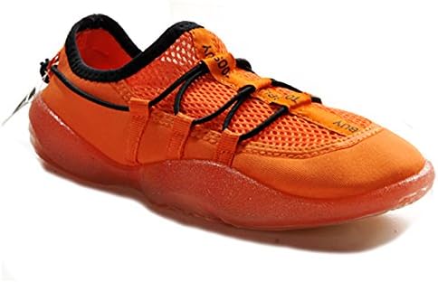 Tosbuy Slip on Aqua,outdoor,running,athletic,rainy,skiing,climbing,dancing,water Shoes for Men &amp; Women (36 EU (5.5 M US women), Orange)