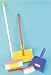 Classic Pretend Play Toy Home Cleaning Set for Children: 4 Pieces